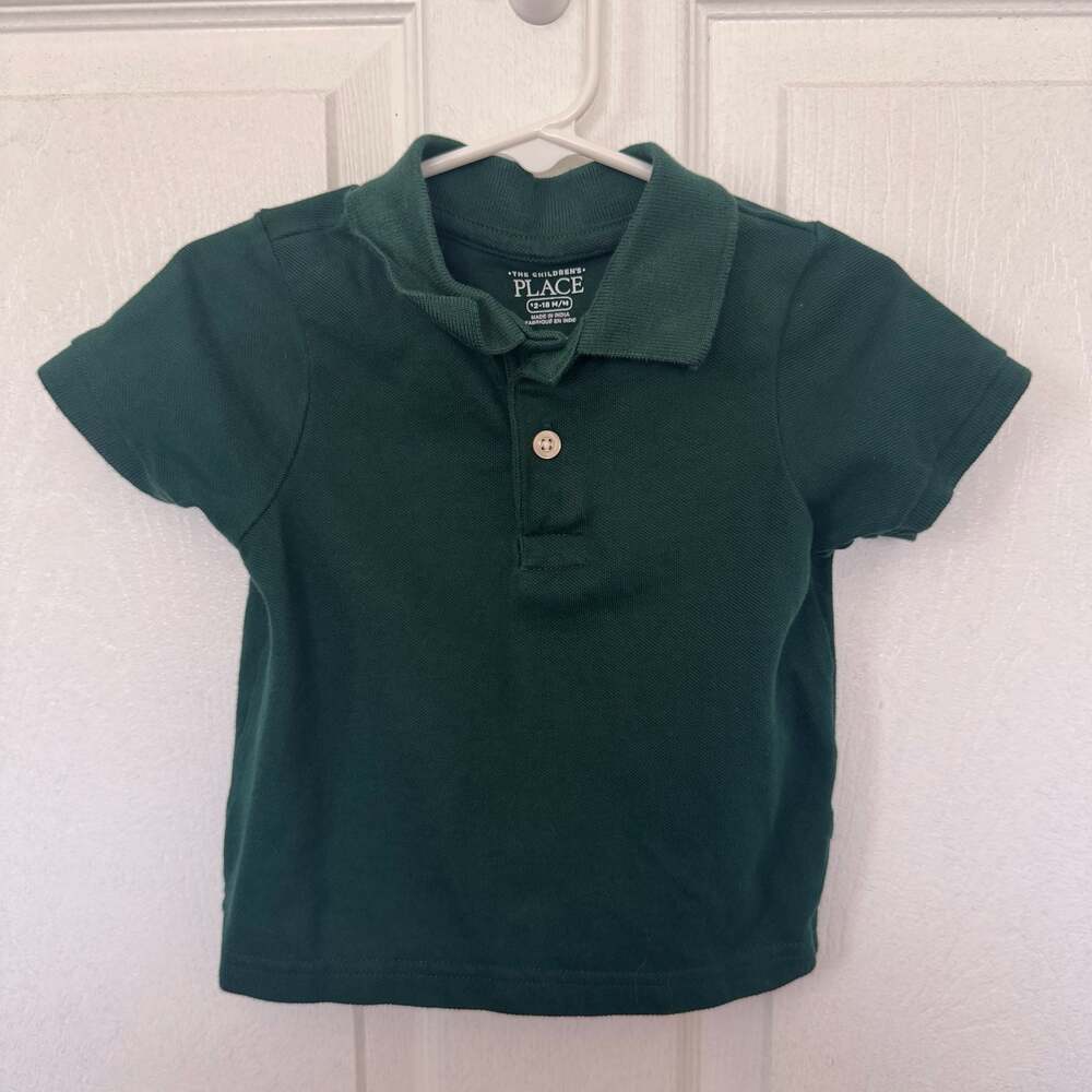 The Children's Place Green Polo Shirt 12-18M